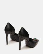 CUIR NOIR NYSA STONE