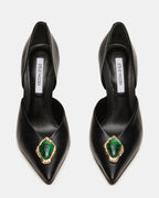 CUIR NOIR NYSA STONE