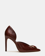 CUIR MARRON NYSA STONE