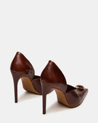 CUIR MARRON NYSA STONE