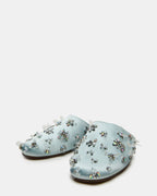 PEARSON STRASS SATIN BLEU