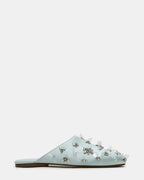 PEARSON STRASS SATIN BLEU