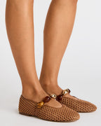 RAFFIA MARRON POPPIN