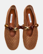 RAFFIA MARRON POPPIN