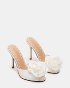 PRIYA FLEUR SATIN IVOIRE