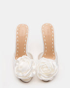 PRIYA FLEUR SATIN IVOIRE