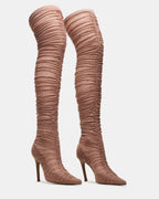 RASHIDA EN MAILLE ROSE POUDRE