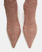 RASHIDA EN MAILLE ROSE POUDRE