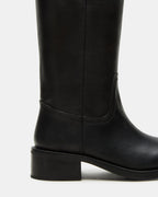 RIGGS CUIR NOIR MOLLET LARGE
