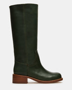 CUIR VERT FONCÉ RIGGS