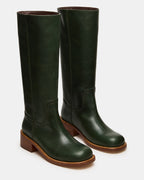 CUIR VERT FONCÉ RIGGS