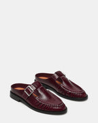 CUIR CERISE NOIRE RONA