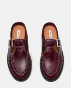 CUIR CERISE NOIRE RONA