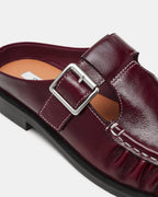 CUIR CERISE NOIRE RONA