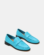 RONIE AUTRUCHE TURQUOISE CUIR
