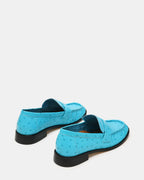 RONIE AUTRUCHE TURQUOISE CUIR