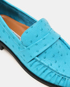 RONIE AUTRUCHE TURQUOISE CUIR