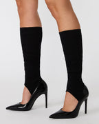 ENSEMBLE JAMBIÈRES TALON ET ÉTRIER NOIR