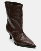 CUIR D'AUTRUCHE MARRON STARLA