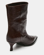 CUIR D'AUTRUCHE MARRON STARLA