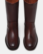 CUIR MARRON ÉGARÉ