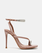 TIA SATIN MOCHA STRASS