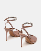 TIA SATIN MOCHA STRASS