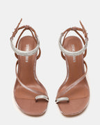 TIA SATIN MOCHA STRASS