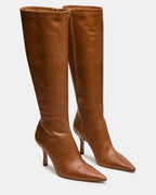 CUIR MARRON VINTAGE TINSLEY