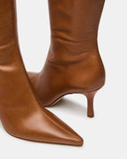 CUIR MARRON VINTAGE TINSLEY