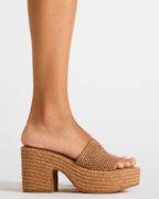 COGNAC RAFFIA TRIPPY