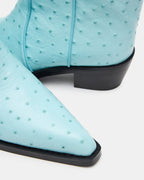 CUIR TURQUOISE AUTRUCHE VINNY