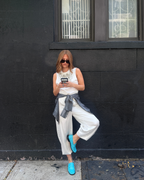 RONIE AUTRUCHE TURQUOISE CUIR